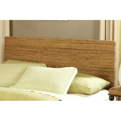 Wicker Solid Wood Panel Headboard