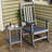 23.5" HDPE 2-Tier Tall Outdoor Sidetable-1344235833