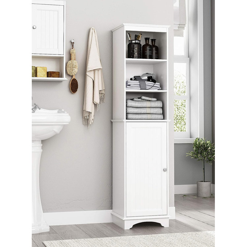 Keean Bathroom Cabinet, White