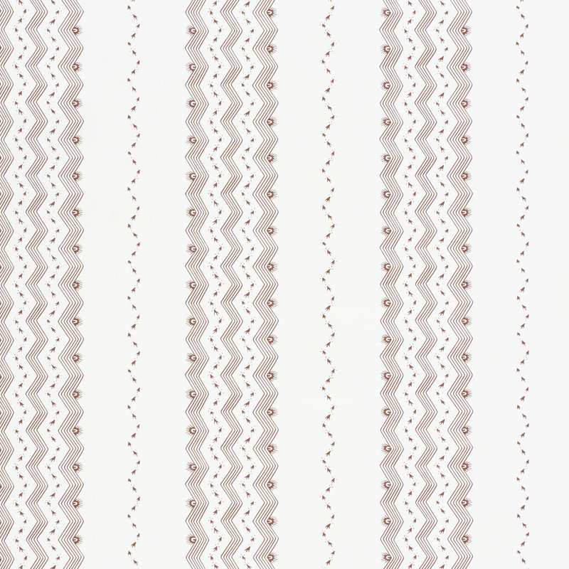 Nauset Stripe Wallpaper, Sienna