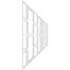 Panneau de lambris H 32 1/4 po x l 94 1/2 po x P 3/8 po