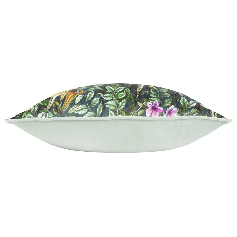 Paulding Floral Green Rectangular Cushion Cover