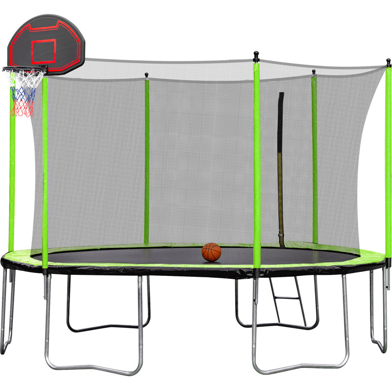 12Ft Green Trampoline 2023