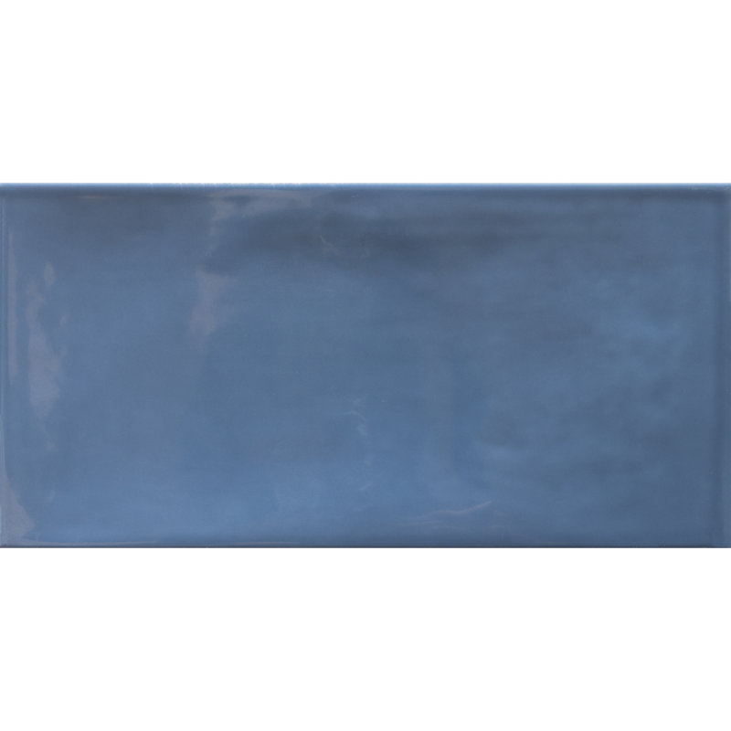 Blush Ferro 60 x 60 cm Beveled Porcelain Tile, Blue