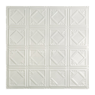 Great Lakes Tin Ludington 2'x2' Nail-Up Ceiling Tile (Pack of 5)
