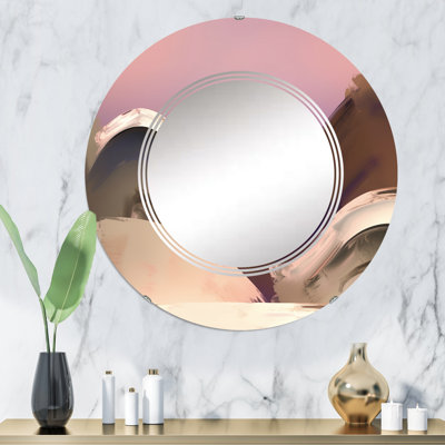Fairoz - Miroir mural moderne rond