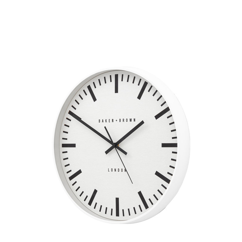 Longstone Clock 40cm, White