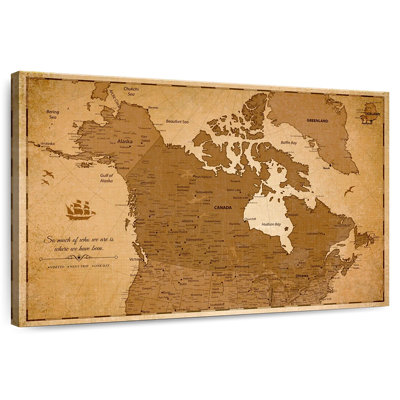 Épingle antique Canada Alvertia