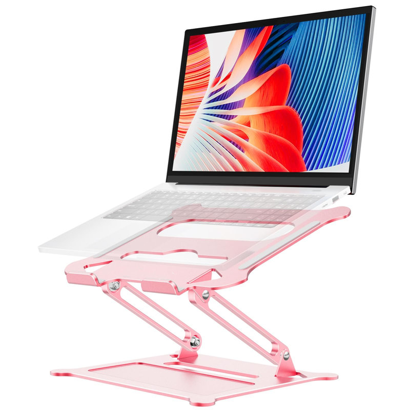 Metal Monitor Stand, Pink