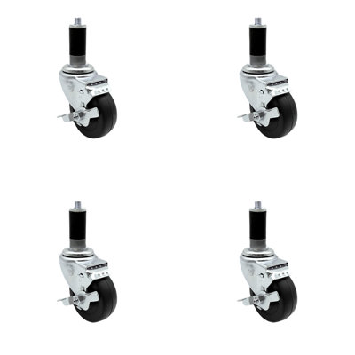 Ensemble de roulettes extensibles 4 pièces