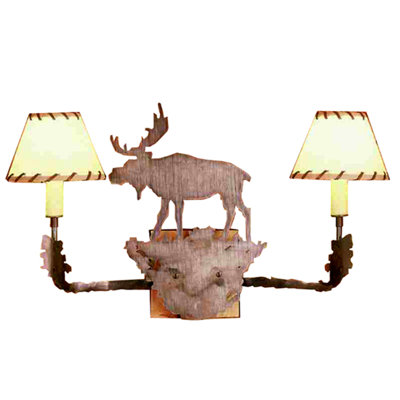 Rustic Lodge 2 - Light Candle Wall Light