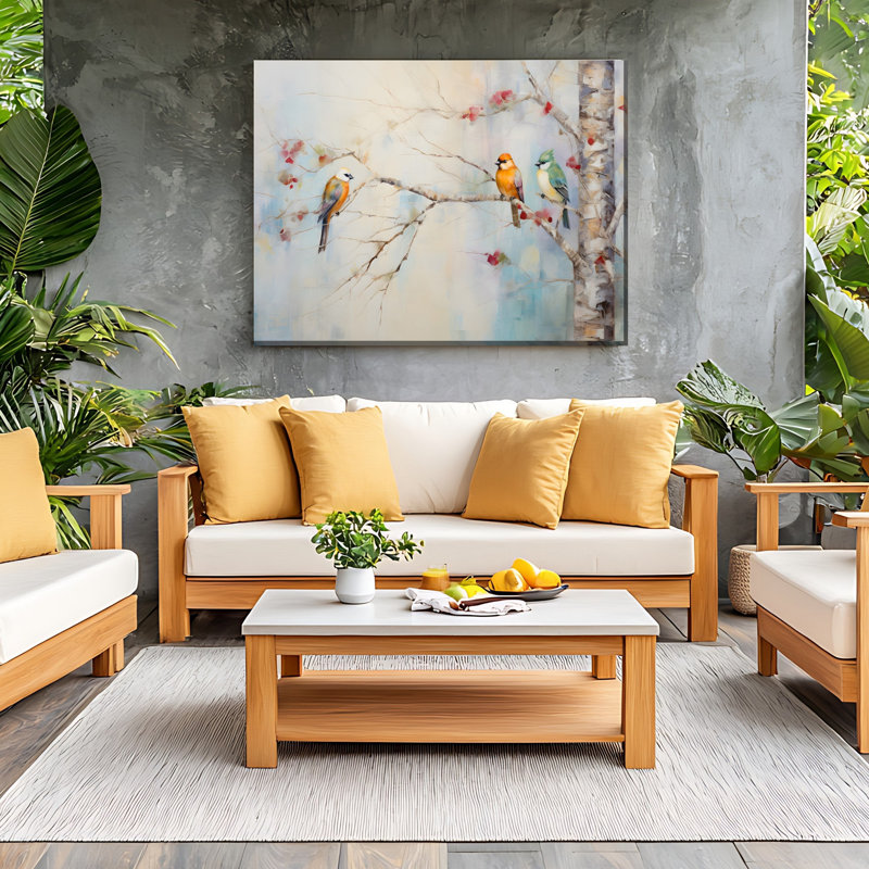 Art extérieur sur toile Birch Buddies