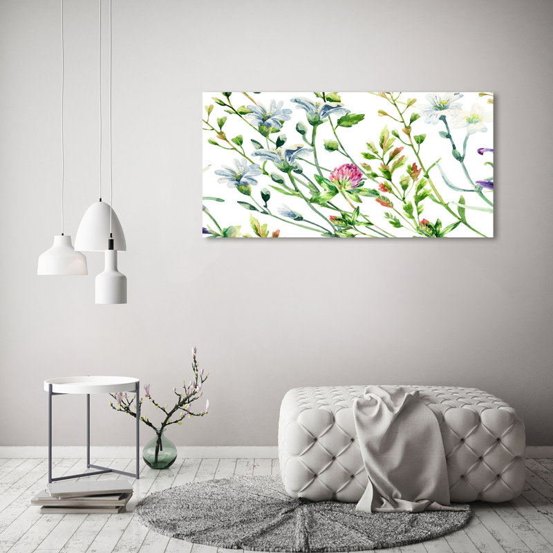 Wild Flowers - Wrapped Canvas Print