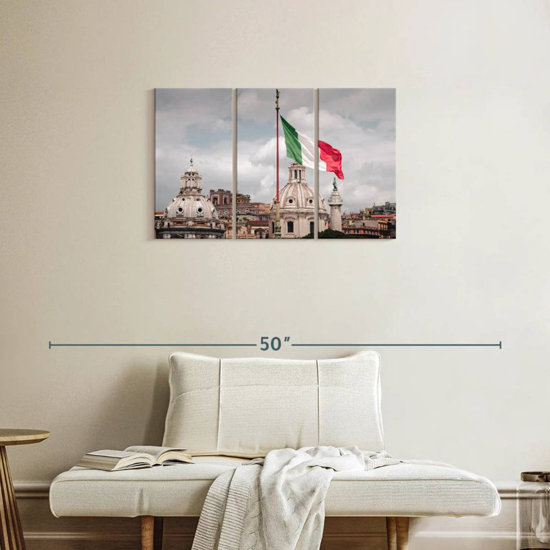 Drapeau italien Borges, H 20 po x l 33 po