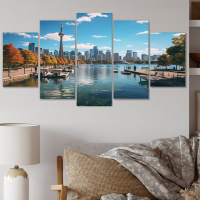 Paysage urbain de Toronto pendant la journée 5 pièces