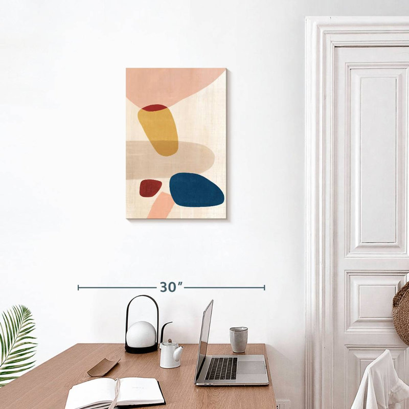 Avery Pink Pebbles, 24" H x 16" W