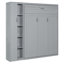 Murphy Bed Wall Bed with Shelves, Wardrobe and LED Lights-516325297-516325310