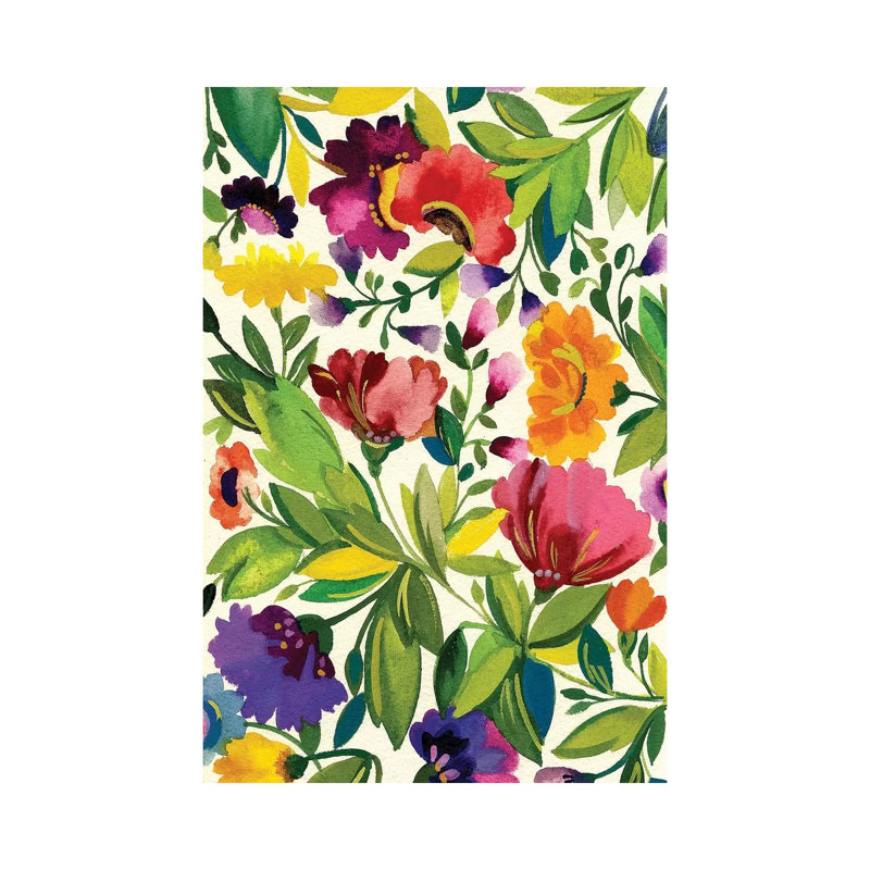 September Bouquet by Kim Parker - Wrapped Canvas Painting, 20.32 cm H x 30.48 cm W