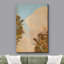 Nuage d'arbres et ciel nuageux pastel, paysage naturel, art moderne, décor minimaliste, rustique-101090913-101090915