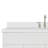 Abell 55'' Single Bathroom Vanity with White Quartz Top-60199477