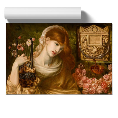 The Roman Window by Dante Gabriel Rossetti - Frameless Print