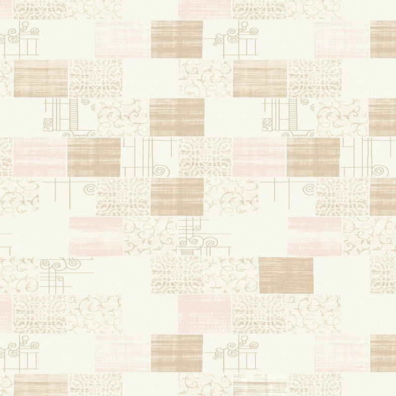 Tapis crème / beige en polyester Crimmins, Rectangle 2 pi 7 po x 4 pi 11 po