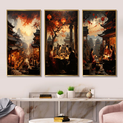 Ensemble de salon de la Chine ancienne dynastie I - Chine Art Wall Art