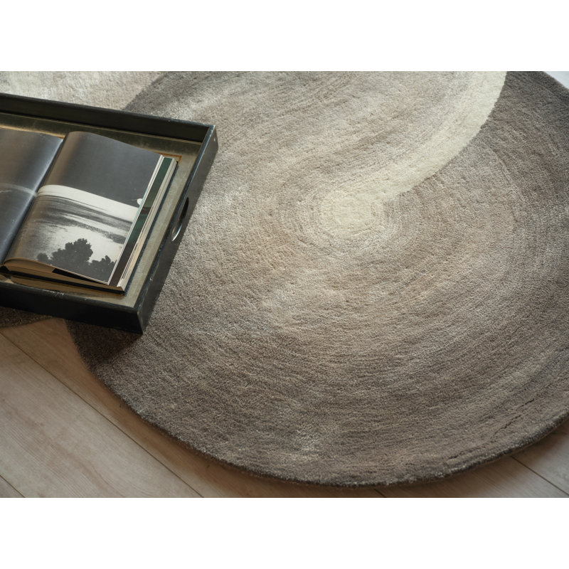 Mitomo Hand Tufted Abstract Area Rug
