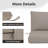 25" Wide Sunbrella® Outdoor Seat & Back Cushion Set with Extra-Thick 5" Seat Cushion-359053819
