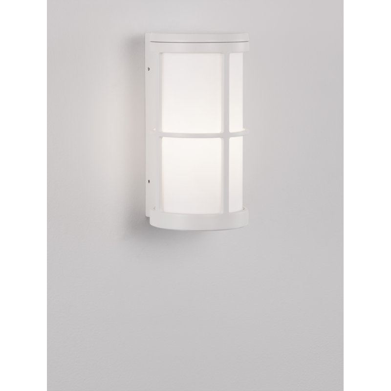 Outdoor Armed Sconce, White