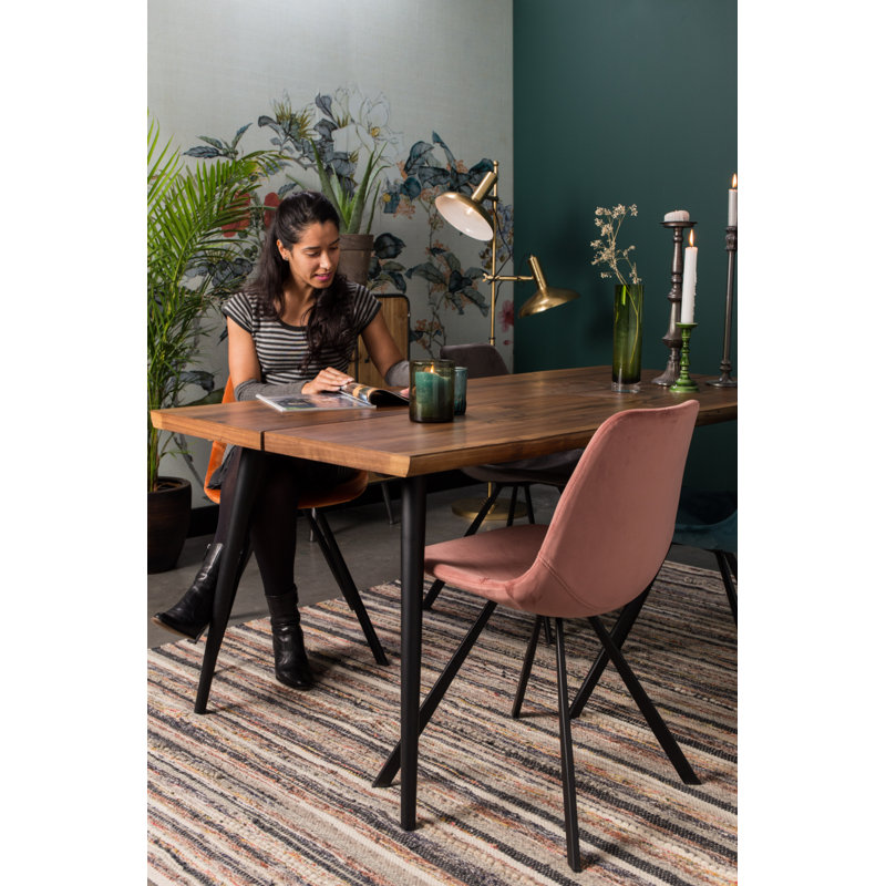 Franky Upholstered Dining Chair, Gray