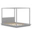 Lit plateforme à baldaquin Traditional-618434083