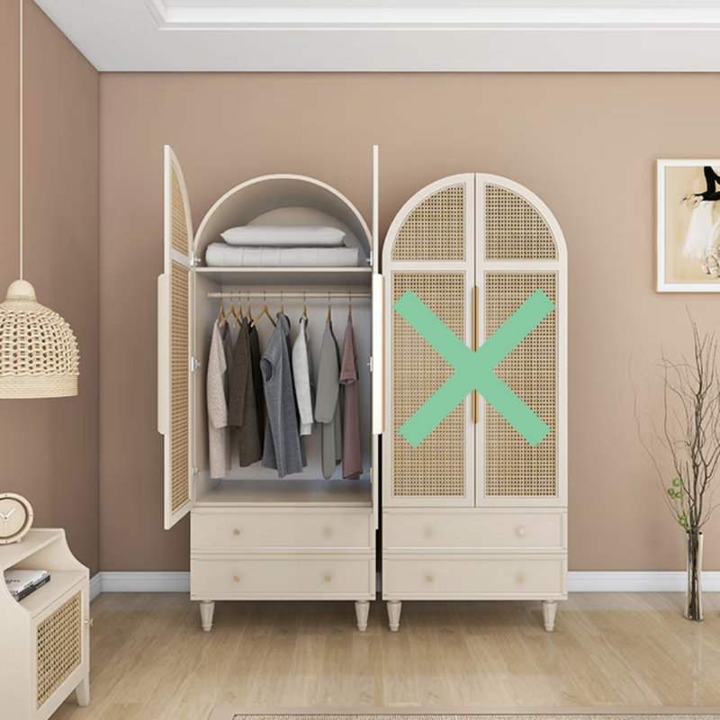 Armoire Nordic Vintage, Blanc