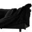 - Noir: coussins luxueux et coton. Conception élégante à surpiqûres. Housses amovibles et nettoyables. Sièges spacieux confortables. Structure en bois. Étapes d'assemblage faciles en tissu. Concevez avec