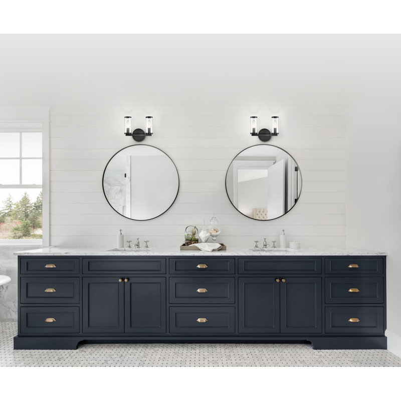 Alora Revolve Dimmable Urban Bronze Vanity Light, 8.63" H