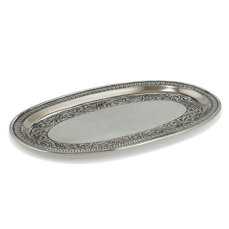 San Lorenzo Pewter Bathroom Tray