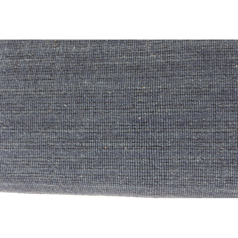 Tapis oriental en acier bleu Lori Gabbeh, Carré 6 pi