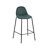 Lazio Velvet Bar Stool with Iron Legs-1374363110-1468054133