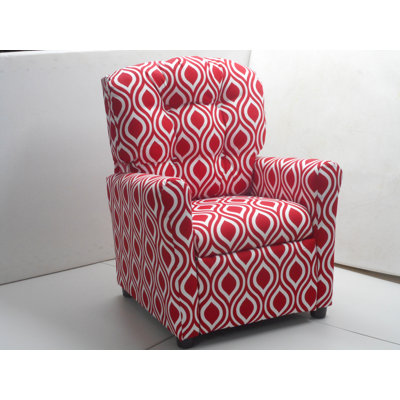 Gisli Kids 14'' Recliner Chair and Ottoman
