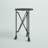 Jerlisha Iron Wheel End Table-603688395
