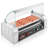 Electric 12 Hot Dog, 5 Roller Grill Cooker with Cover