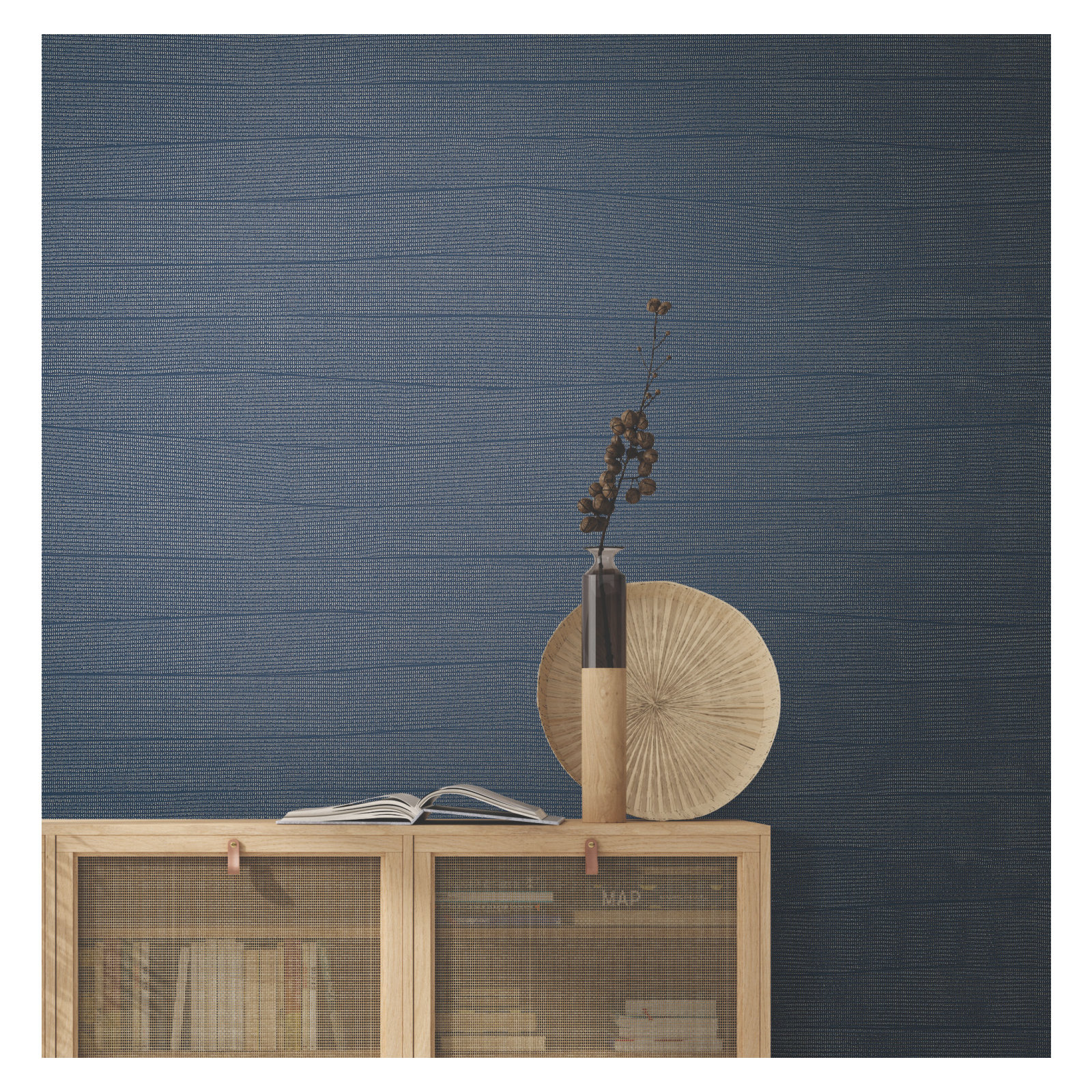 Almus Wallpaper, Navy