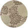 Hagy Modern Floral Textured Weave Sage/Brown Indoor/Outdoor Rug
