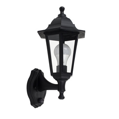 1 - Bulb 17.2 cm H Hardwired Integrated LED Outdoor Wall Lantern with Dusk to Dawn