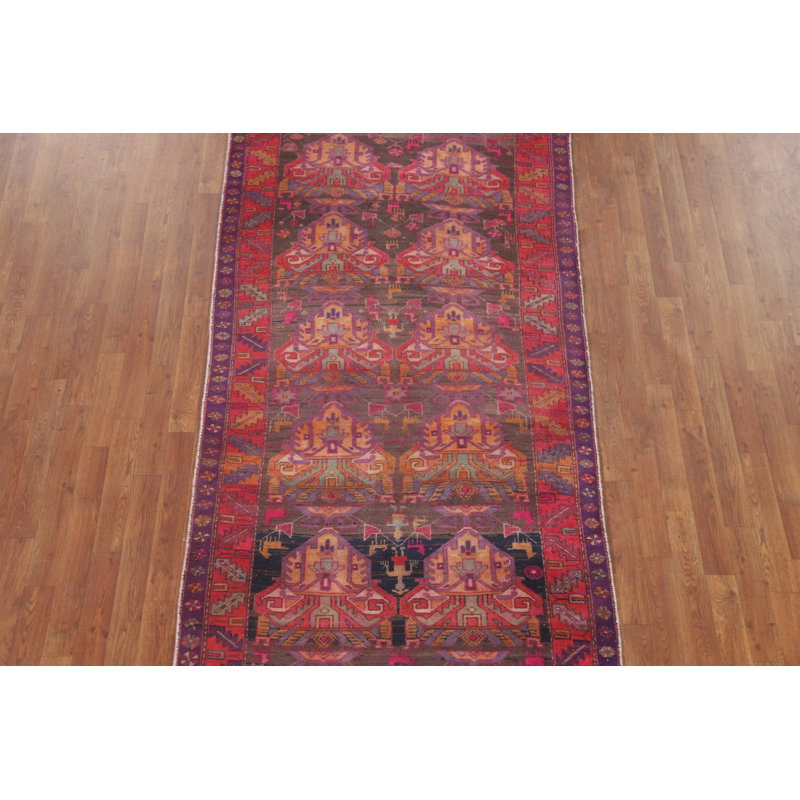 Tapis de couloir traditionnel en laine 4 x 11