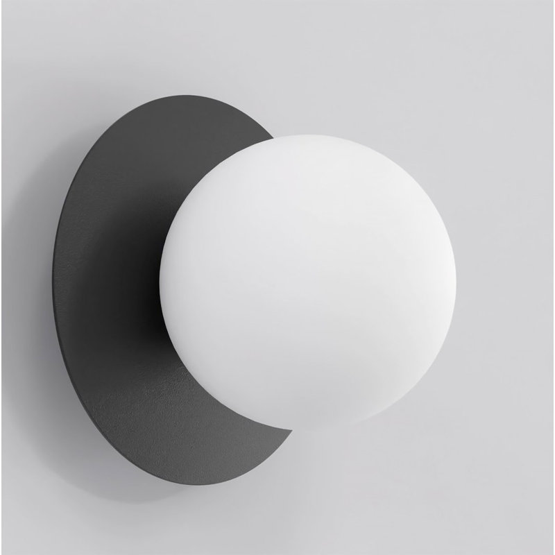 Flush Mounted Sconce, Black
