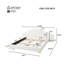 Lit plateforme tapissier Jenson