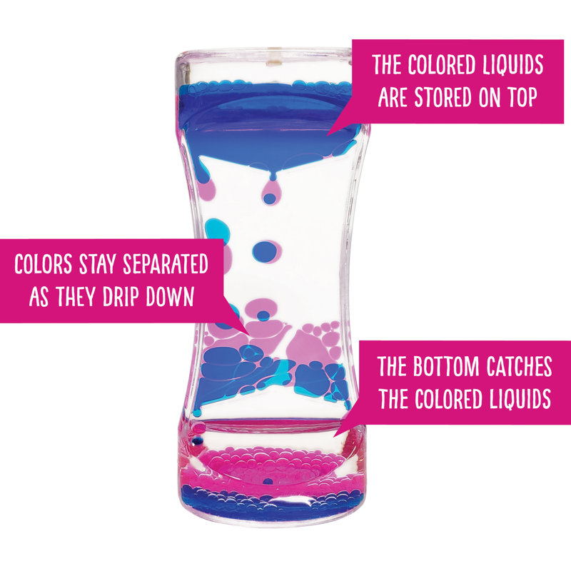 Bulle liquide, Bleu / rose