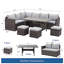 Ensemble de canapé modulaire d'extérieur en osier 7 pièces 7 pièces-1948267570-1948267572