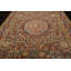 Tapis oriental en laine noué à la main brun